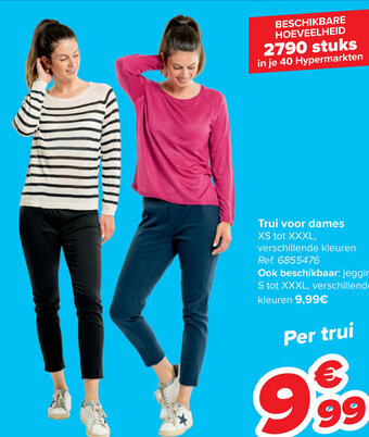 Carrefour Trui voor Dames XS tot XXXL aanbieding