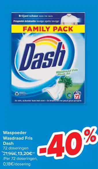 Dash Waspoeder Wasdraad Fris