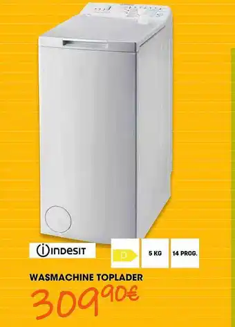Electro Depot Wasmachine toplader indesit aanbieding