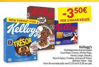 Intermarché Kellogg's aanbieding