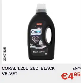 Euroshop Coral 1.25l 26d black velvet aanbieding