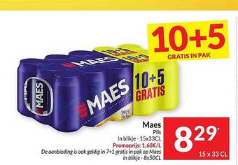 Intermarché Maes pils aanbieding