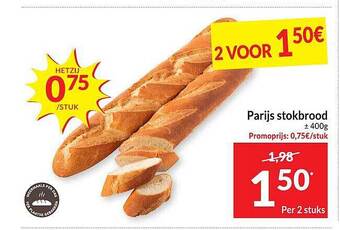 Intermarché Parijs stokbrood aanbieding