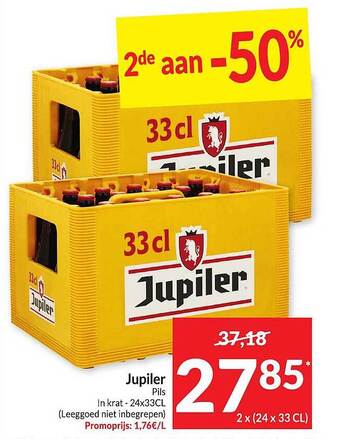 Intermarché Jupiler pils aanbieding
