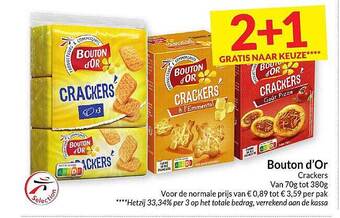 Intermarché Bouton d'or crackers aanbieding