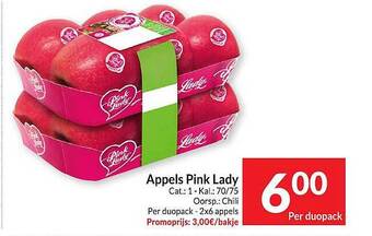 Intermarché Appels pink lady aanbieding