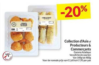 Intermarché Collection d'asie of producteurs & commerçants aanbieding
