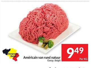 Intermarché Américain van rund natuur aanbieding