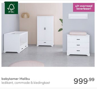 Baby & Tiener Babykamer Malibu aanbieding