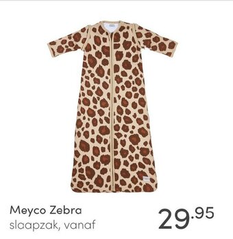 Baby & Tiener Meyco Zebra slaapzak aanbieding