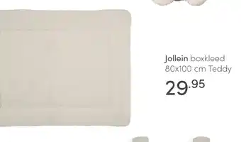 Baby & Tiener Jollein boxkleed 80x100cm Teddy aanbieding