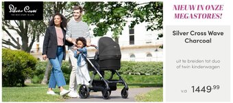 Baby & Tiener Silver Cross Wave Charcoal aanbieding