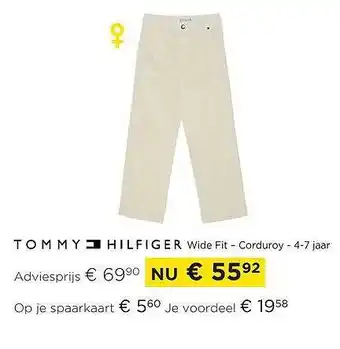 Molecule Tommy hilfiger wide fit - corduroy aanbieding