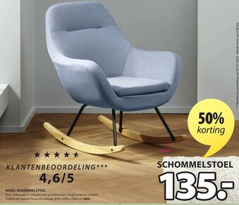 Jysk Nebel Schommelstoel aanbieding