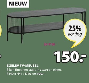 Jysk Egelev TV-Meubel aanbieding