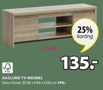 Jysk Haslund TV-Meubel aanbieding
