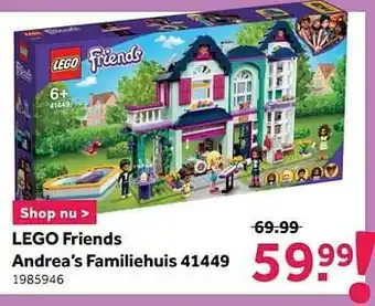 Lego friends andrea`s familiehuis 41449