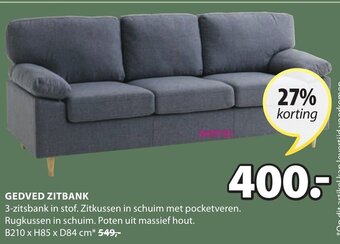 Jysk Gedved Zitbank aanbieding