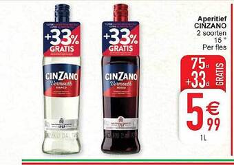 Aperitief cinzano