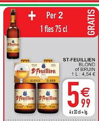 Cora St feuillien blond of bruin aanbieding