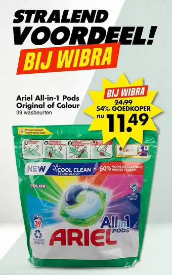 Wibra Ariel allin1 pods original of colour aanbieding