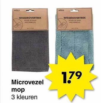 Wibra Microvezel mop aanbieding