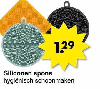 Siliconen spons