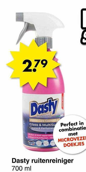 Wibra Dasty ruitenreiniger aanbieding