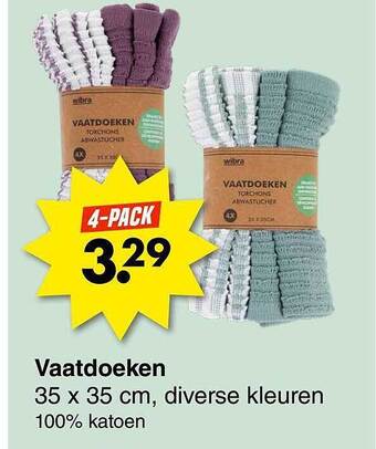 Wibra Vaatdoeken aanbieding