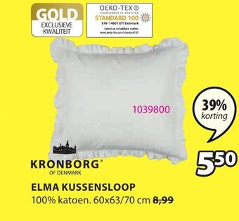 Jysk Kronborg Elma Kussensloop aanbieding