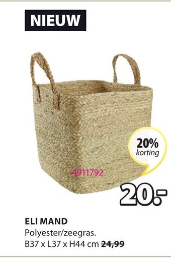 Jysk Eli Mand aanbieding