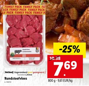 Lidl Rundstoofvlees aanbieding