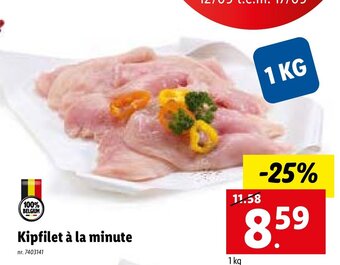 Lidl Kipfilet a La Minute aanbieding