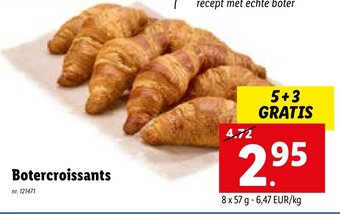 Lidl Botercroissants aanbieding