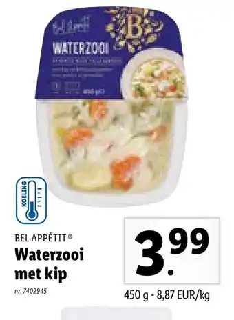 Lidl Bel Appetit Waterzooi Met Kip aanbieding