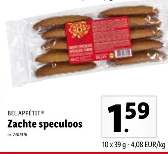 Lidl Bel Appetit Zachte Speculoos aanbieding