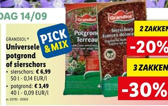 Lidl Universele Potgrond of Sierschors aanbieding