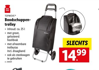 Lidl Topmove Boodschappentrolley aanbieding