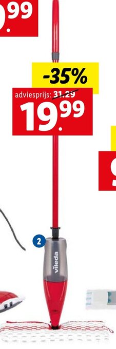 Lidl Vileda Vloerwisser Spray & Clean aanbieding