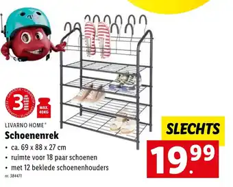 Lidl Livarno Home Schoenenrek aanbieding