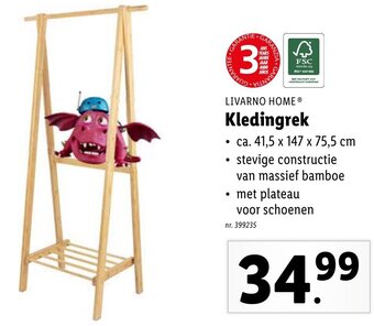 Lidl Livarno Home Kledingrek aanbieding