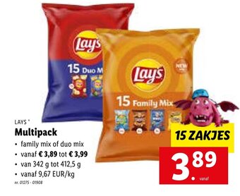 Lidl Lay's Multipack aanbieding