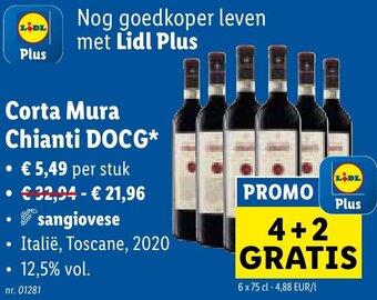 Lidl Corta Mura Chianti DOCG aanbieding