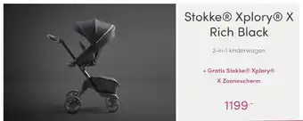 Baby & Tiener Stokke Xplory Rich Black aanbieding