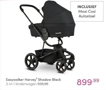 Baby & Tiener Easywalker Harvey Shadow Black aanbieding