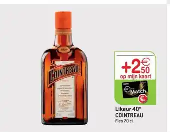 Match Cointreau Likeur 40* Fles 70 cl aanbieding