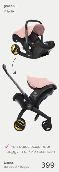 Baby & Tiener Doona autostoel / buggy aanbieding