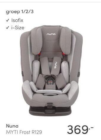Baby & Tiener Nuna MYTI Frost R129 aanbieding