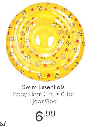 Baby & Tiener Swim Essentials Baby Float Circus 0 Tot 1 Jaar Geel aanbieding