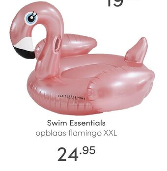 Baby & Tiener Swim Essentials opblaas flamingo XXL aanbieding